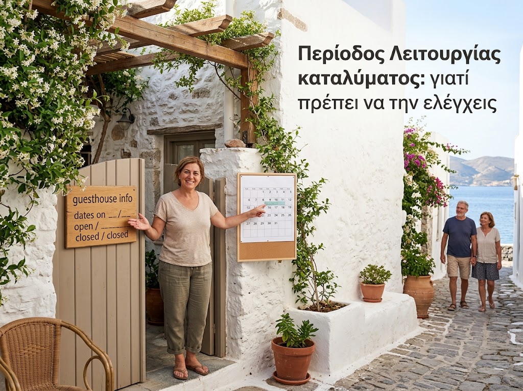 Περίοδος Λειτουργίας καταλύματος: γιατί πρέπει να την ελέγχεις